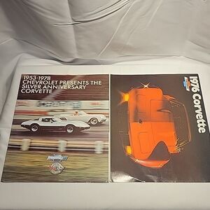 Corvette sales pamphlets